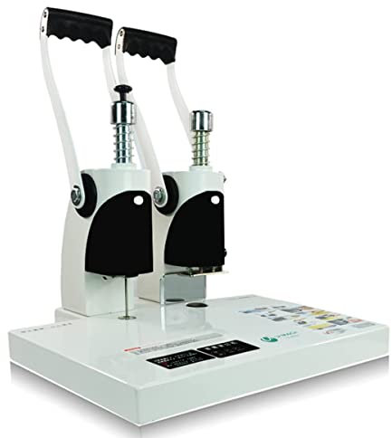 Automatische Heißschmelz-Stanzbindemaschine, 40 mm Dicke, robuste Stanzbindemaschine, Heißschmelz-Nietrohr-Bindemaschine, manuelle Buchhaltungsbeleg-Elektrobindemaschine