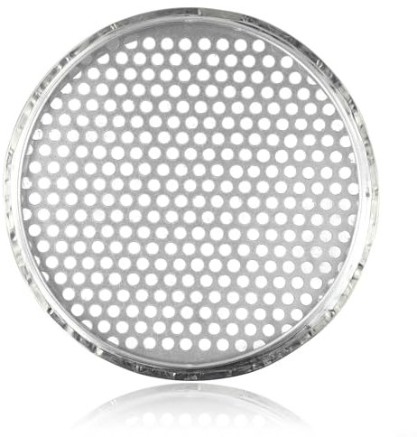 Honseadek Grande setaccio da giardino in metallo, setaccio da giardino argentato, diametro 6712 mm, strumento efficiente per setacciare il terreno, rete per enigmi per piante, per pietre da giardino,