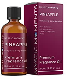 Mystic Moments | Huile parfumée Ananas | 100ml | Ananas: un parfum aux notes sucrées d'ananas tropical, pour bougies, savons, fondants parfumés et diffuseurs.