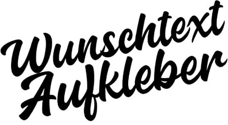 Aufkleber selbst gestalten mit Vorschau - Wunschaufkleber Buchstaben Autoaufkleber - Aufkleber Text Sticker fürs Auto und Motorrad einzeilig nach Wunsch
