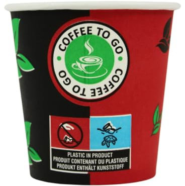 Enpack 1000 Espressobecher - 120ml/4oz - Einwegbecher - Hitzebeständige To Go Becher - Recycelbar Einwegbehälter für Kaffee/Tee/Kakao - Getränkebecher für Espresso