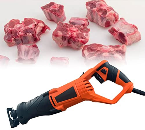 DBMGBd Sierra Eléctrica para Huesos, Profesional Máquina de Sierra para Huesos de Carne, Multifunción Sierra para Cortar Huesos Jamon Congelar Carne, Disipación de Calor Rápida(Color:1300W)