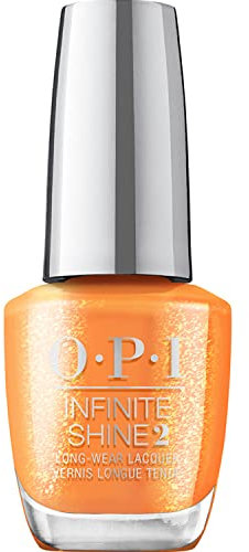 OPI Power of Hue Collection, Infinite Shine Long-Wear Nail Polish, Mango for It, 15ml