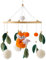 Mobile pour bébé en feutre, table à langer mobile avec renard safari, carillon pour chambre de bébé, cadeau pour nouveau-né (renard)