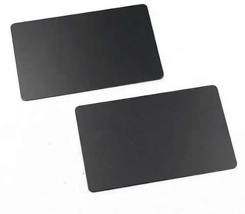 SOMEDA® 10 blanka metallkort – 1 mm visitkort i aluminium (86 x 54 mm) – anodiserad, för lasergravyr, rena kanter