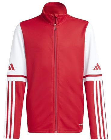 adidas Mixte Enfant Squadra25 Training Kids Sweatshirt, Team Power Red 2/White, 7-8 Years