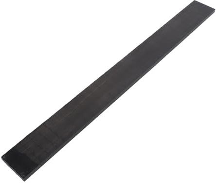 SEAFRONT Basgitarr Fretboard Diy Gör Fingerbräda Ersättning med Ebenholts trä Svart Elektrisk Bas Fretboard Elektrisk Gitarrtillbehör (Svart)