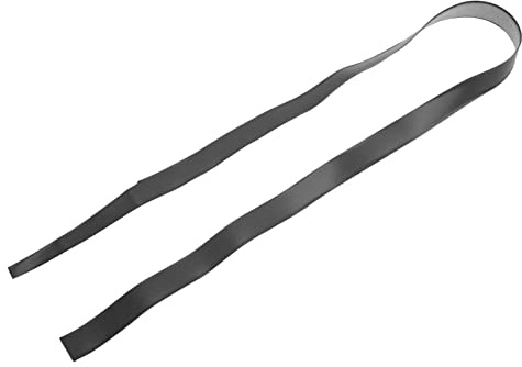 QWUUYEC Empuñadura para Raqueta de Bádminton, Cinta de Agarre Antideslizante de PU, 110cm x 2,4cm, Roja - Alta Absorción de Sudor, Protección de Mango, Uso en Tenis y Squash (Negro)