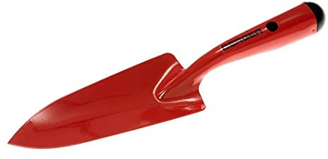 Berger 5610 Transplantoir en métal de qualité avec une largeur de travail de 6 cm, Rouge