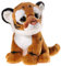 Heunec 235670 Plüschtier, Tiger, Hellbraun mit Streifen