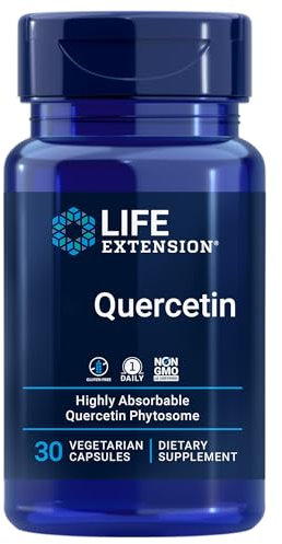 Life Extension, Quercetin, 30 vegane Kapseln, 10mg Quercetin je Dosis, Glutenfrei, Sojafrei, GMO frei, Geschmacksneutral