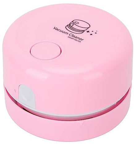 Aspirateur de Bureau, Mini Balayeuse de Poussière de Table, Balayeuse de Bureau Portable sans Fil, Mini Collecteur de Poussière de Nettoyage de Clavier de Table pour la Maison, la Voiture, L'école, le