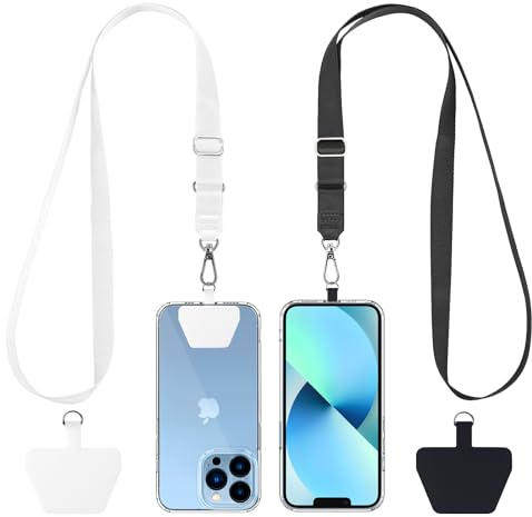 CACOE Phone Lanyard Adjustable Strap with patch Crossbody for Smartphones