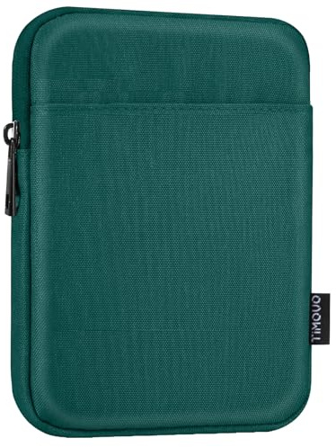 TiMOVO 6-7 Inch Sleeve Case for eReader Book Paperwhite/Colorsoft Signature Edition, Protective Sleeve Cover Pouch Bag Carrying Case for E-Reader/Oasis & Kobo Devices, Dark Green