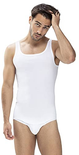 Mey Basics Serie Noblesse Herren Shirts ohne Arm Weiß XL