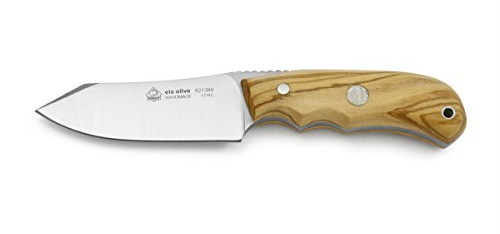 Puma IP Coltello da Caccia Ela – Acciaio 440 C – vollerl – Corno di Cervo Impugnatura – Marrone – Portapenne in Pelle Fodero