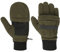 Lodenhut Manufaktur Fleecehandschuhe Fingerhandschuhe Fausthandschuhe Fäustlinge (10 HS - oliv)