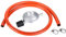 CROSS COUNTRY Camping Gas Regulator & PVC Hose Set - 1M PVC hose, 2 Hose Clips | 30mbar Screw-On Gas Regulator for BBQ & Camping Stoves