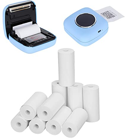 Termopapper Rullar för Minipocket Termoskrivare, 57 x 25 mm, Kvittopapper, 10-pack