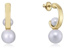 Viceroy Chic | Pendientes Mujer Perla Bañado en Dorado | 2 cm | 14095E01012