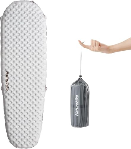 Naturehike Thermal 5,8 R- Valore Campeggio Materassino 4 Stagioni Ultralight Autogonfiabile Materassino Ad Aria Durevole con Borsa Gonfiabile