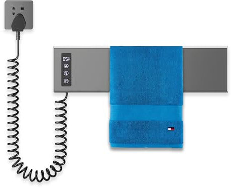 Badheizkörper Elektrisch Handtuchheizkörper Elektrisch Handtuchtrockner Elektrischer Handtuchwärmer Elektrischhandtuchheizung Elektrisch, 220V/50Hz‌, 100W (1-Bar)
