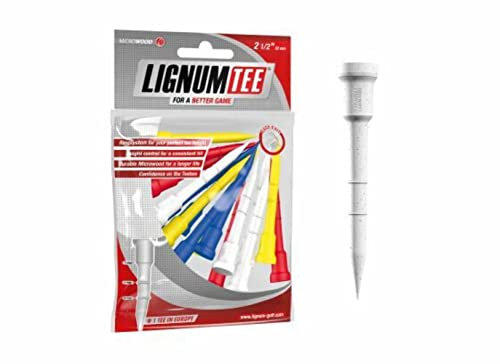 Longridge Golf Tees Ring System Tee (Packung mit 16 Stück) - Mehrfarbig, 62 mm