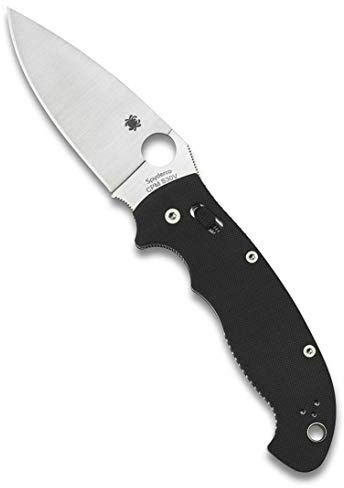 Spyderco Manix 2, XL, Black G-10 Handle, Plain