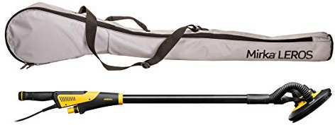 Mirka 2976047 LEROS 950CV Levigatrice da parete - Orbita 225mm - Borsa 5.0 - Potenza assorbita: 350W - Velocità: 4000-8000/min RPM - Livello di rumore: 84 dB - Peso: 3,5kg