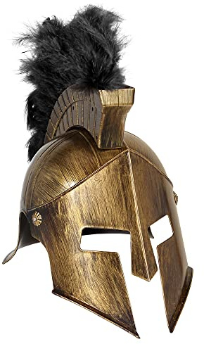 W WIDMANN MILANO Party Fashion 09837 - Casque en plastique rigide pour homme Doré Taille unique