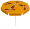 Vispronet Sonnenschirm Bratwurst Imbiss mit 2-teiligem Schirmstock - ∅ 180 cm - kippbar - für Garten, Balkon, Terrasse, Stehtische