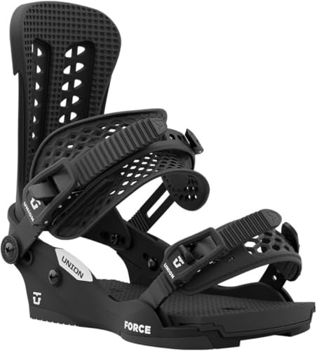Union Force Classic - Fijaciones de snowboard para hombre, color negro 25, talla L