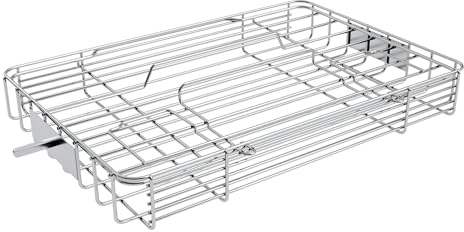 Balter Grillkorb für Heißluftfritteuse HL-2200 - Edelstahl Grillschale für Fisch, Fleisch und Gemüse - Robuste Gemüseschale - Perfekt für knusprige Ergebnisse - Grillkorb Edelstahl