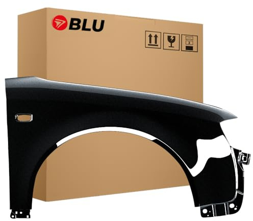 BLU Kotflügel Passend für Audi A4 B6 LZ9W Rechts Schwarz | 2000-2004 | Vorderseite Vorne | Lackiert | Einbaufertig