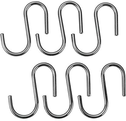Metaltex, verchromt Lonardo Haken 6er Set, 350342, Silber, Anzahl: 6 Stück