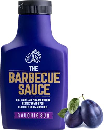 THE BARBECUE SAUCE RAUCHIG SÜß | BBQ Sauce auf Pflaumenbasis | Fruchtig rauchige Grillsauce | Nr 1. World Champion BBQ Soße | Perfekt als Dip, Glasur & Marinade | GELD-ZURÜCK GARANTIE | 390g