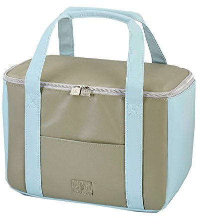 Sehr große Be Cool City Kühltasche Island Paradise L mit 44x 22 x 29 cm, ca. 28 l Volumen - Platz für einen großen Einkauf. Elegant, mit ergonomischen Griffen