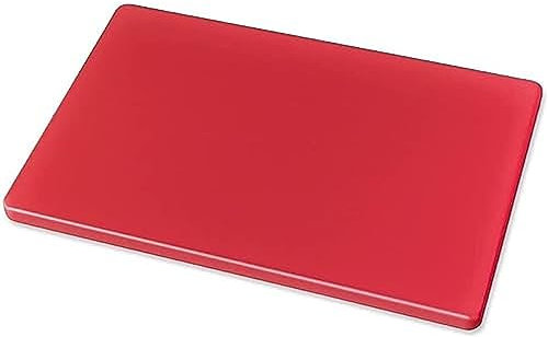 Tabla Cortar Polietileno 35x25x1,5 cm. Color Rojo