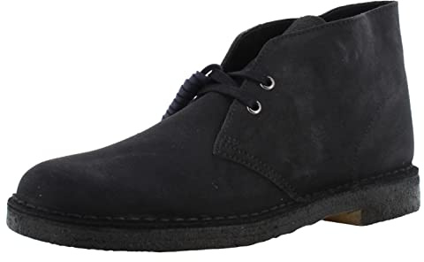 Clarks Originals Uomo Desert Boot Suede Leather Navy Stivali 42 EU