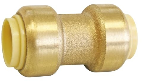 SOMATHERM FOR YOU, Manchon laiton à clipser pour tubes cuivre, PER ou multicouche Ø12 mm, montage rapide et facile, raccord auto-étanche, démontable, durable, pression max 4 bars