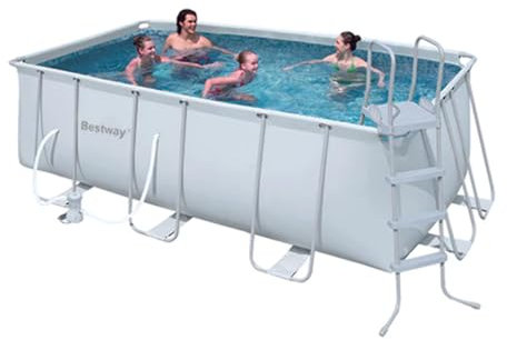 PISCINA POWER STEEL FRAME FUORI TERRA RETTANGOLARE cm 412 x 201 x 122