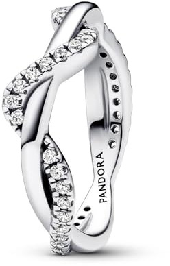 PANDORA Sterling silver Cubic Zirconia Clear 193098C01-50