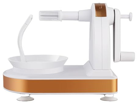 Pelapatate a manovella, Pelafrutta a manovella, Pelapatate regolabile, Pelafrutta a mano piccola, Strumento per sbucciare frutta, Gadget da cucina a manovella, Corer da cucina per frutta e verdura