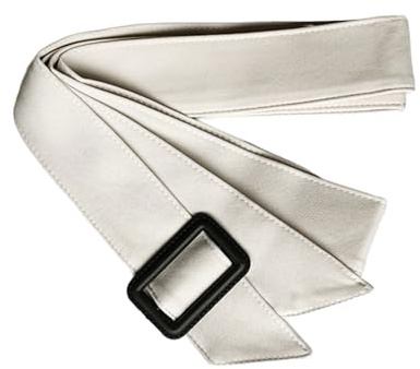 Ceinture de rechange pour trench-coat coupe-vent avec boucle réglable pour manteau veste robe, beige, taille unique