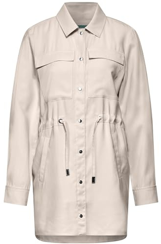 STREET ONE A212212 Blusjacka med dragsko, slät sand beige, normal, Slät sand beige, En Storlek