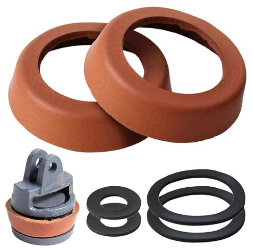 2 juegos de piezas de repuesto para bomba de mano, juego de juntas de piel para bomba de mango tipo 75 O, junta de anillo y manguito de pistón, juntas de bomba giratoria, piezas de repuesto para bomba