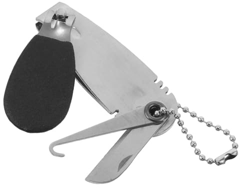 PACKOVE Mini Tijeras de Pesca de Metal Pequeñas, Alicates para Cortar Sedal Mango Ergonómico, Herramienta Portátil para Actividades al Aire Libre y Aficionados Pesca Deportiva