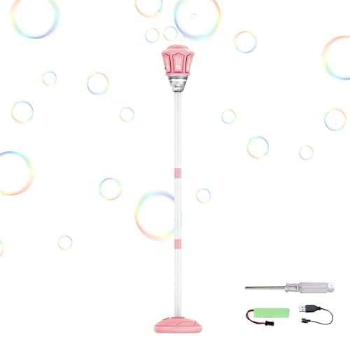 Stående såpbubbelmaskin för barn | med och musik träds- och utomhusleksak,53 Till 119 Cm Höjdjusterbar Bubbel Maskin | För Pojkar Och Flickor Utomhus Sommar Lek Gräsmatta Bröllop TrädOch