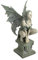 Design Toscano CL5047 Celtic Fairy's Perilous Perch Outdoor Garden Statue, Polyresin, Two Tone Stone, Large, 48.5 cm