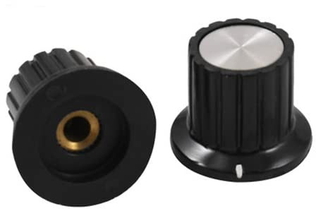 sourcing map 4pcs Bouton Potentiomètre 4mm diamètre d'insertion d'arbre